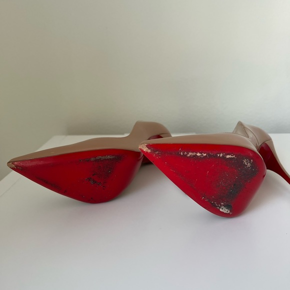 Christian Louboutin So Kate 120 patent Nude 38.5 - Picture 6 of 11